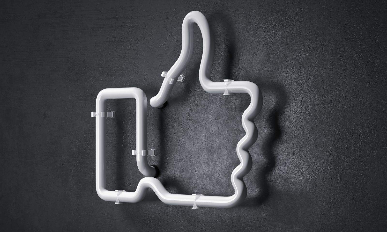 social media like icon