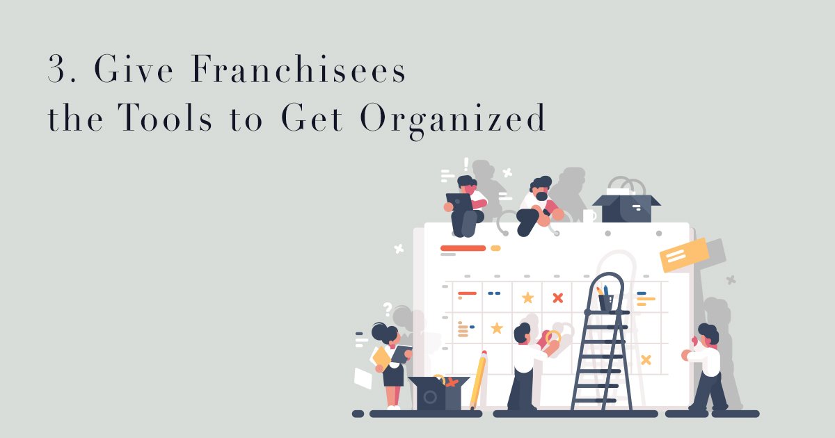 Give Franchisees the Tools to Get Organized