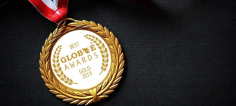 Globee Award medal
