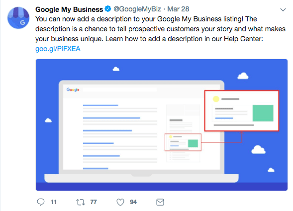 Google My Business Description