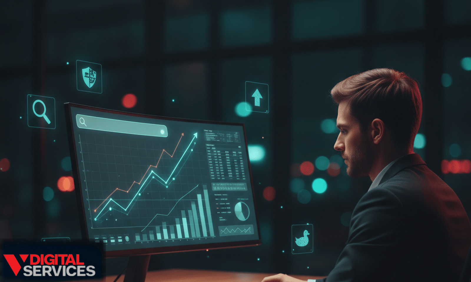 DuckDuckGo SEO and marketing analytics dashboard