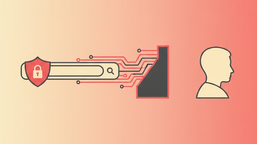 Privacy-focused alternative search engines illustration
